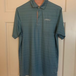Simply Southern short sleeve, striped, polyester golf polo